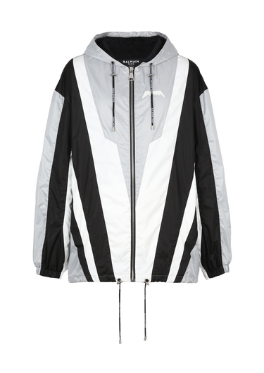 Balmain logo nylon jacket