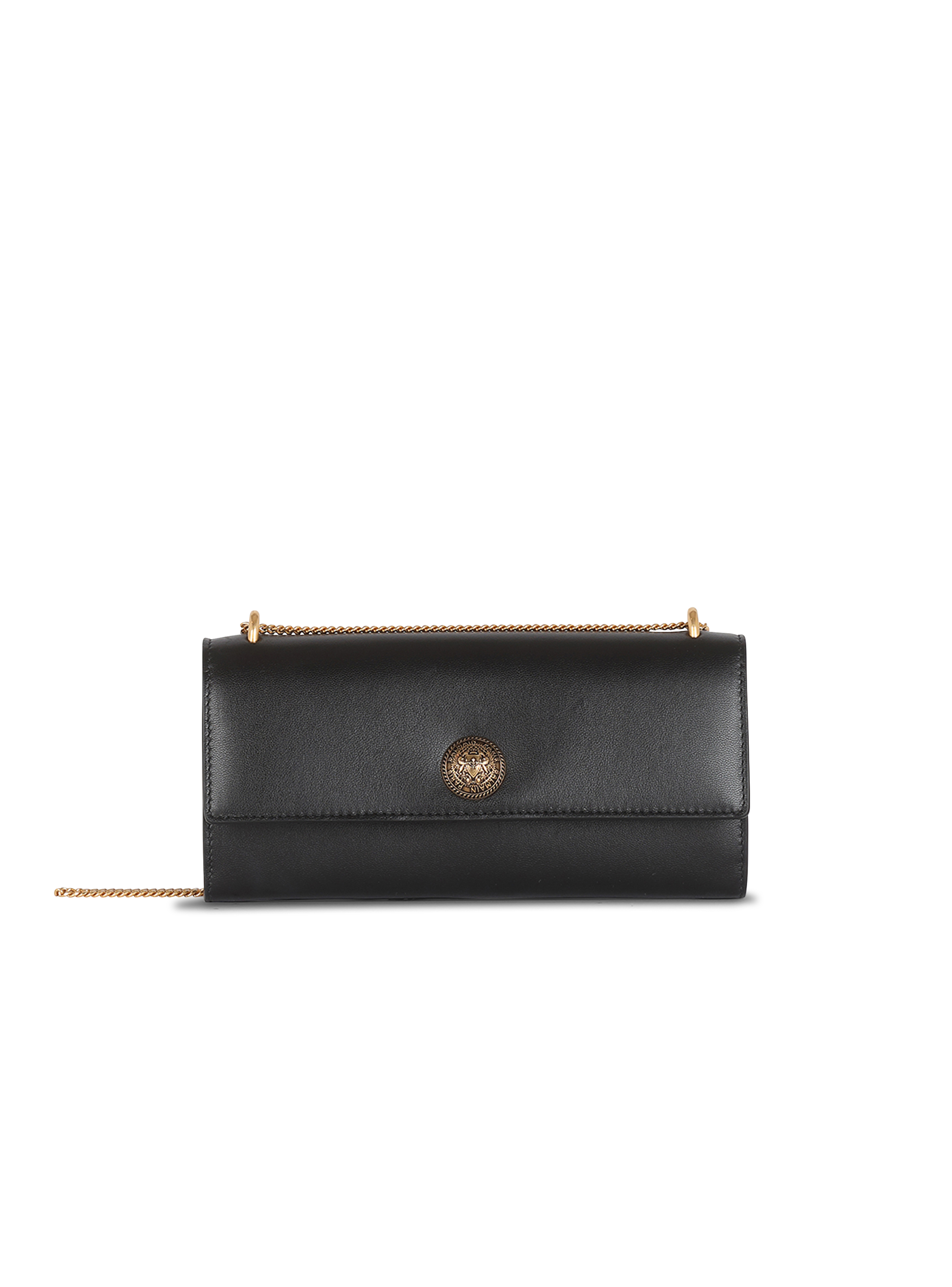 Leather Coin wallet, black