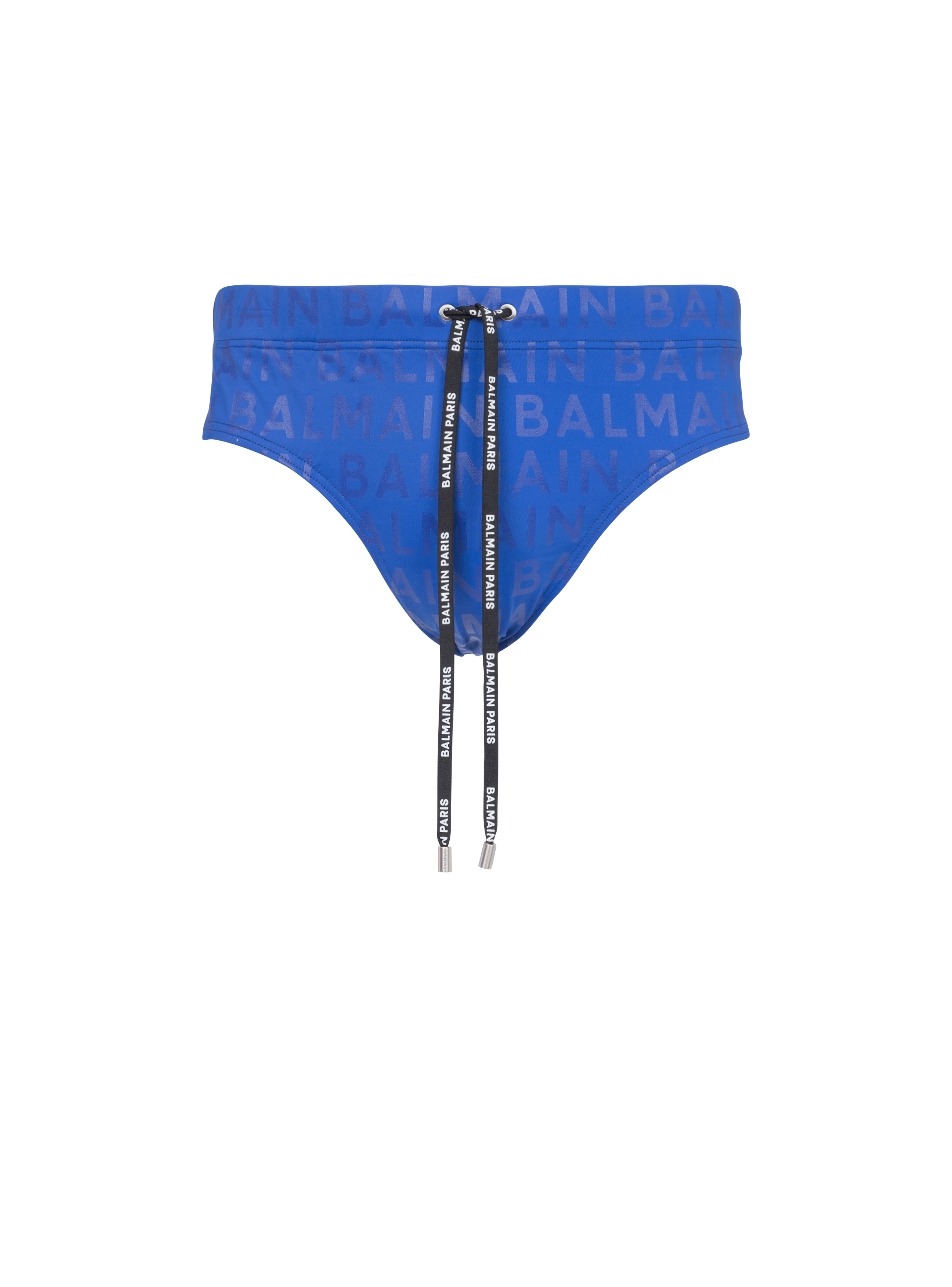 Balmain logo swimming trunks, blue